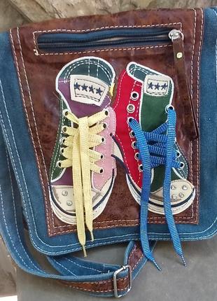 Женская модная сумка через плечо.