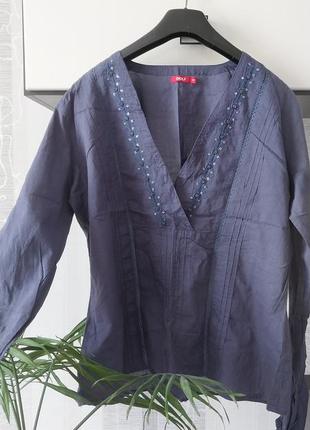 Сорочка блуза з рукавом 100 котон 16 р-р2 фото