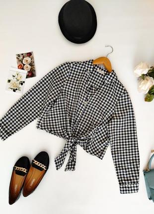 Сорочка вкорочена, river island, s,m, стан нової.