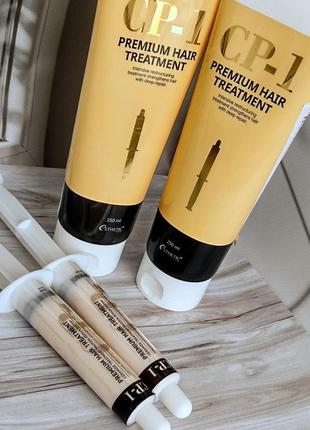 Розпродаж! відновлююча протеїнова маска для волосся esthetic house cp-1 premium hair treatment