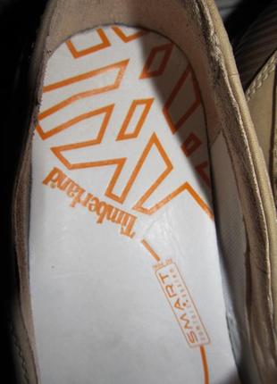 Кожаные туфли мокасины timeberland р. 8,5 w - 28 см5 фото