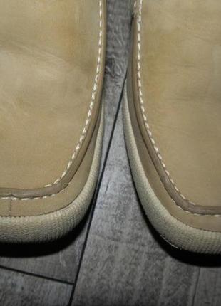 Кожаные туфли мокасины timeberland р. 8,5 w - 28 см4 фото