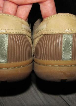 Кожаные туфли мокасины timeberland р. 8,5 w - 28 см8 фото