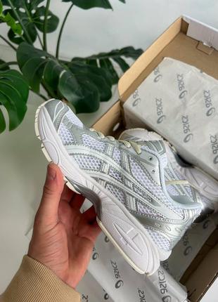 Asics gel-kayano 14 silver/white3 фото