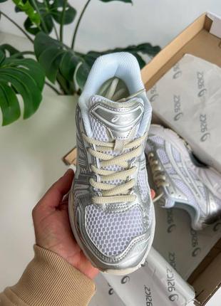 Asics gel-kayano 14 silver/white4 фото