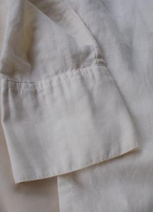 Фирменная льняная рубашка топ качество с вышивкой mickey6 фото