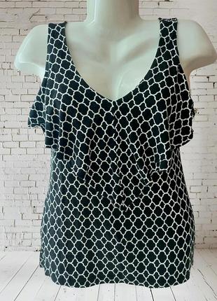 Майка топ футболка з воланом