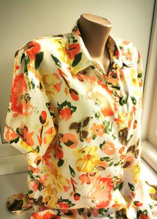 Красивая винтажная блуза из натурального шёлка citylife6 фото