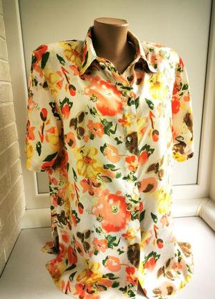 Красивая винтажная блуза из натурального шёлка citylife