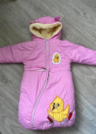 Зимовий комбінезон для дівчинки 3в 1