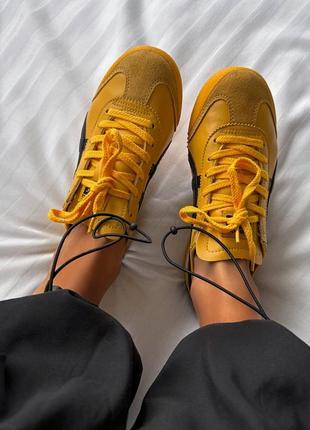 Кеди asics onitsuka tiger mexico 66 yellow3 фото