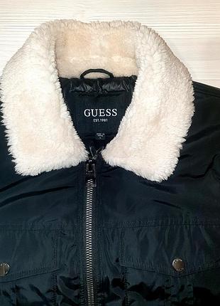 Куртка guess пилот шерпа размер m и l