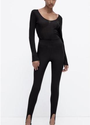 Лосины со штрипками zara