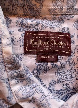 Рубашка marlboro classics размер m хлопок5 фото