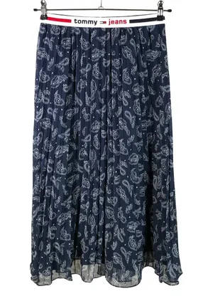 Плиссированная юбка cotton tommy jeans