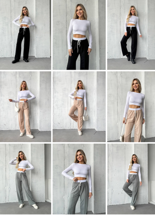 Костюм двійка. лонгслів + штани! 👑 реал фото.