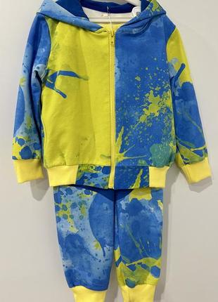 Новый спортивный детский костюм в патриотическом стиле патриотический детский костюм 116 размер