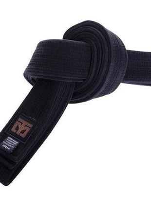 Пояс для кимоно taekwondo bo-2337 1 черный (37508075)1 фото