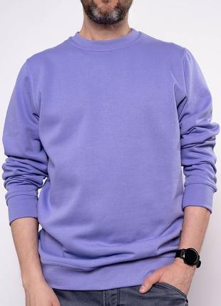 Невероятный сиреневый свитшот на флисе немецкое качество