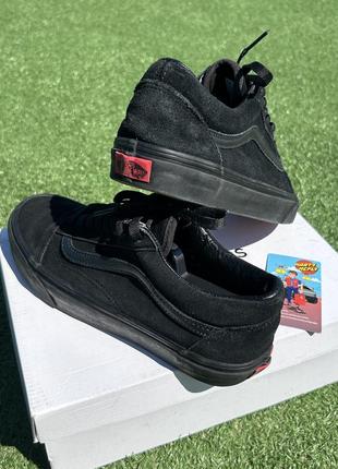 Женские кеды vans old skool black knu sk8-low rowley style 112 pro4 фото