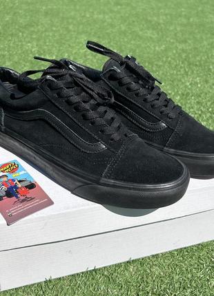 Женские кеды vans old skool black knu sk8-low rowley style 112 pro7 фото