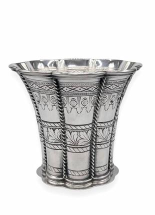 Серебряный стакан margrethe cup. дания, 1946 год, 425 граммов2 фото