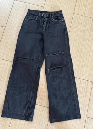 Джинсы рванные