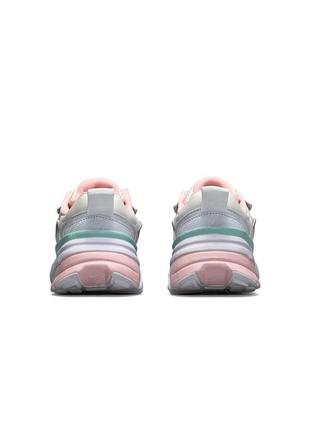 Nike runtekk wmns white pink4 фото