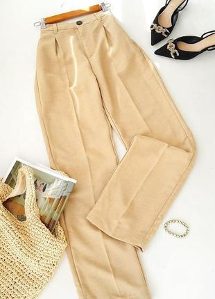 Базовые прямые брюки bershka