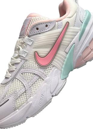 Nike runtekk wmns white pink6 фото