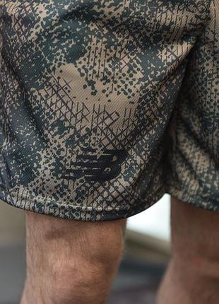 Летний костюм мужской stone island x new balance! костюм летний мужской футболка+шорты! качество люкс!7 фото