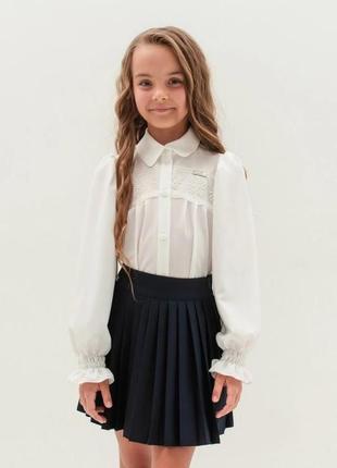 Блуза белая праздничная