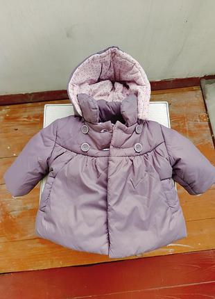 Нова chicco куртка з капюшоном для дівчаток 56/3м з біркою
