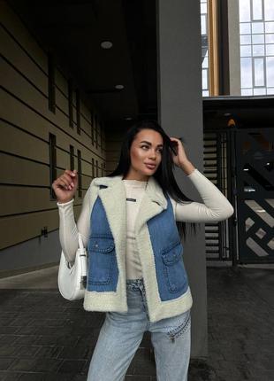 Жилетка джинсова zara