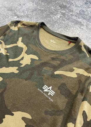 Alpha industries camo футболка2 фото