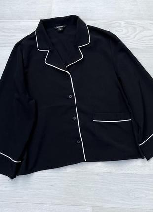 Блуза, сорочка оверсайз від monki з вишуканими рукавами1 фото