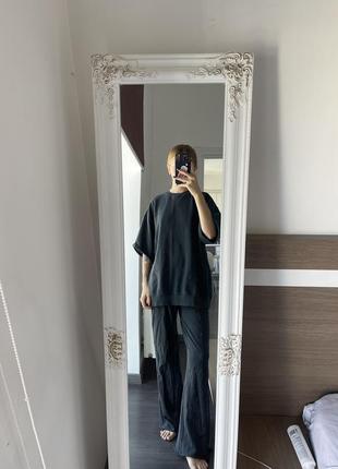 Костюм zara серый