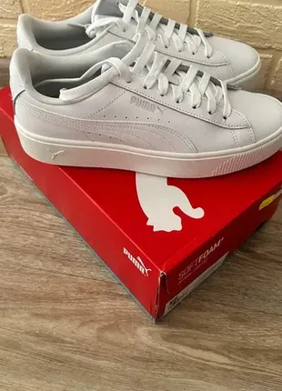 Білі кеди puma (оригінал)