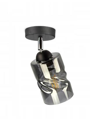 Люстра декоративна sirius s4944-1 bk+sm з поворотнім механізмом