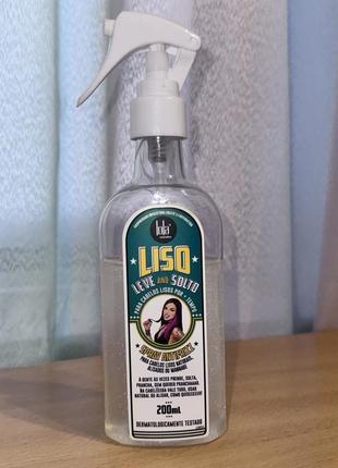 Спрей для выравнивания волос lola cosmetics liso leve and solto spray 200ml