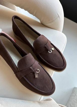 Лофери натуральні жіночі замшеві