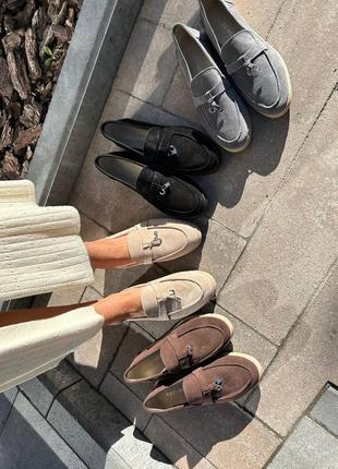 Лофери натуральні жіночі замшеві