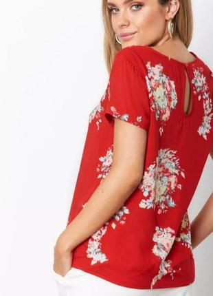 ✨ красная блузка блуза женская вискоза ✨7 фото