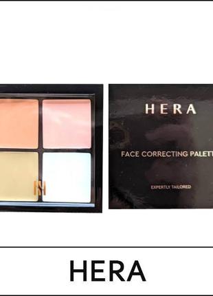 Палетка кремовых корректоров для лица hera face correcting palette, 10 g2 фото