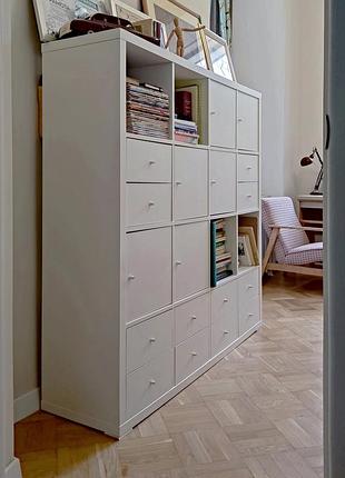 Стеллаж шкаф стенка ikea kallax hylla 147 x 147 см, 4х4