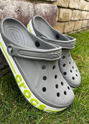 Crocs bayaband clog charcoal сірі крокси сабо bayaband bayaband crocs crocs