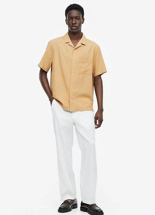 Рубашка h&m лиоцел хлопок
