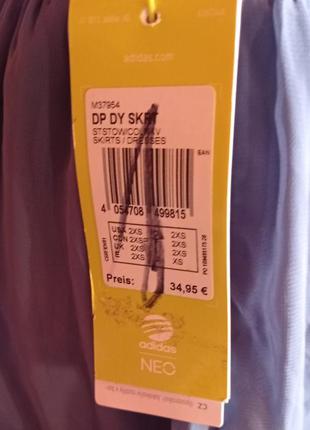 Легкая юбка амбре adidas neo,p.xxs,тунис2 фото