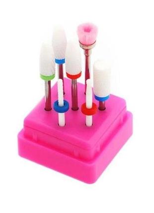 Набор керамических фрез  для фрезера (7 насадок) ен-01