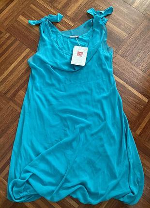 Сток новое платье двойное платье сарафан ou le soleil xl франция 🇫🇷